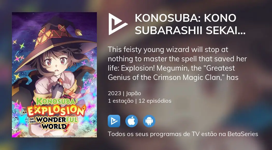 Onde assistir à série de TV KonoSuba: Kono Subarashii Sekai ni Bakuen wo!  em streaming on-line?