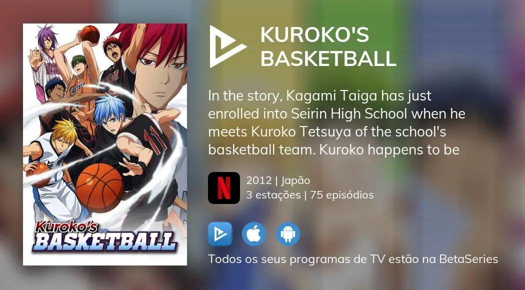 Kuroko no Basket Temporada 3 - assista episódios online streaming