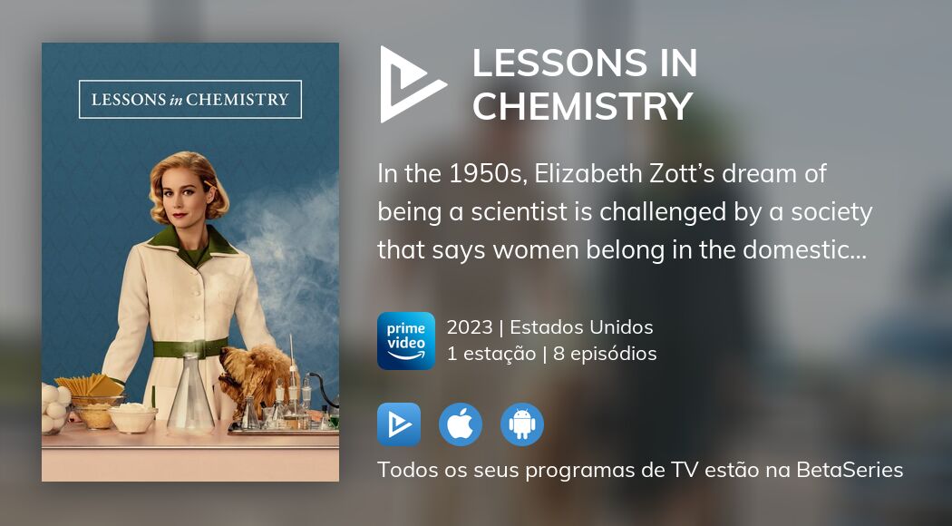 Assista ao streaming de Lessons in Chemistry