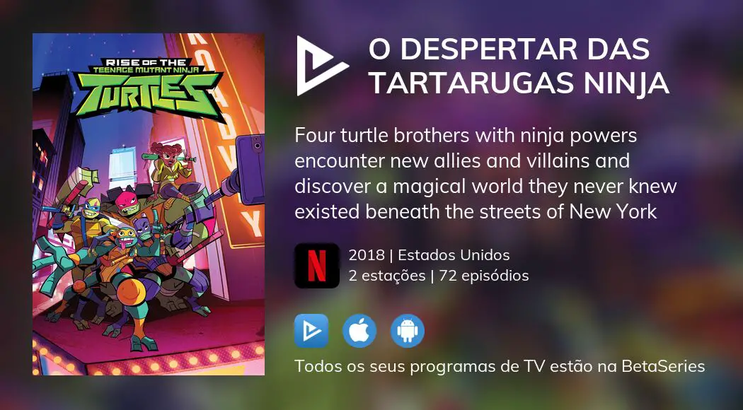 O Despertar das Tartarugas Ninja Online - Assistir todos os