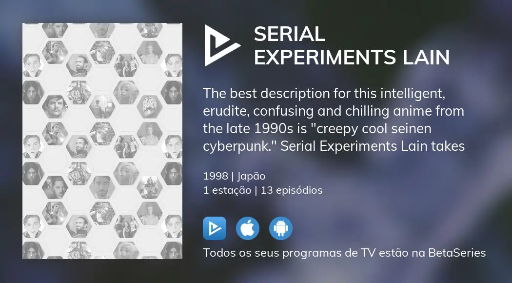 Onde assistir à série de TV Serial Experiments Lain em streaming
