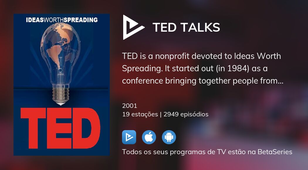 Assista ao streaming de TED Talks
