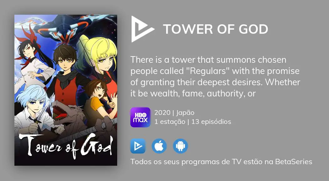 Veja os episódios de Tower of God em streaming