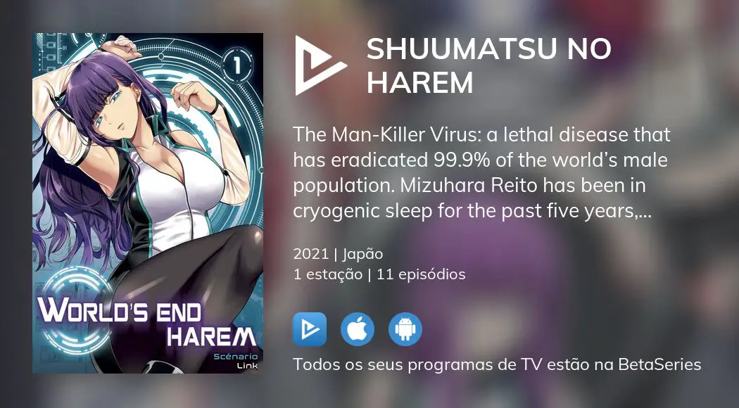 Onde assistir à série de TV Shuumatsu no Harem em streaming on