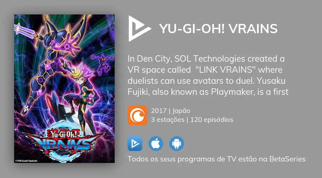 Onde assistir à série de TV Yu-Gi-Oh! VRAINS em streaming on-line