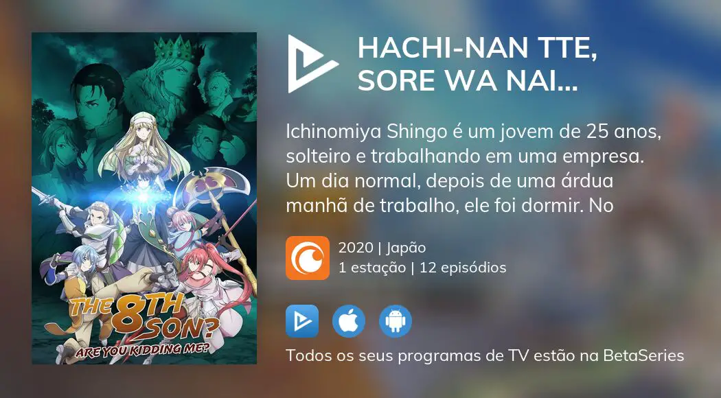 Ver episódios de Hachi-nan tte, Sore wa Nai Deshou! em streaming