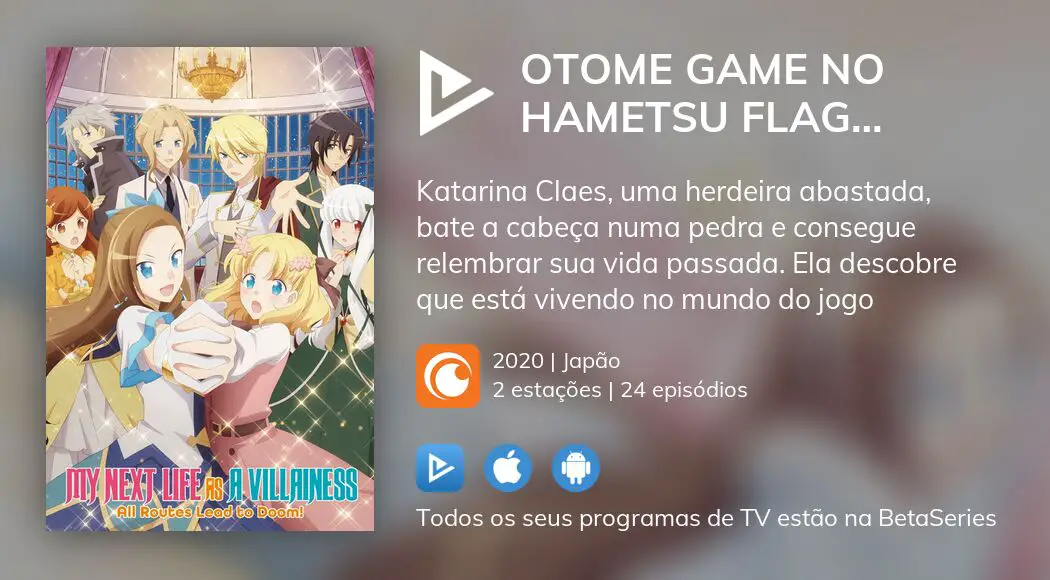 Ver episódios de Otome Game no Hametsu Flag shika Nai Akuyaku Reijou ni  Tensei Shiteshimatta em streaming