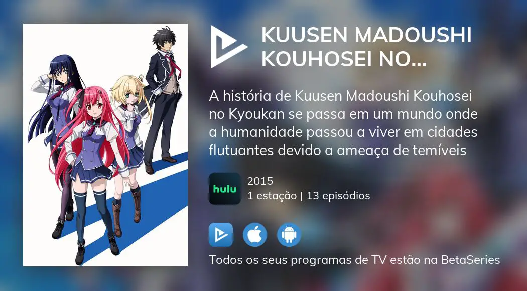 Assistir Kuusen Madoushi Kouhosei no Kyoukan - Episódio 01 Online