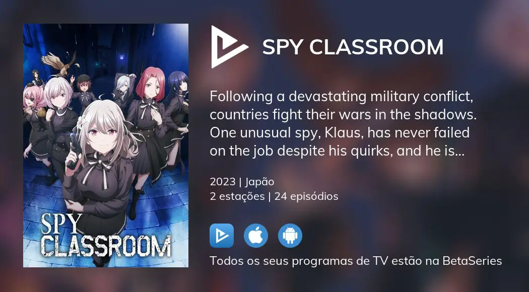 Spy Classroom' Temporada 2: data de lançamento, trailer, elenco e