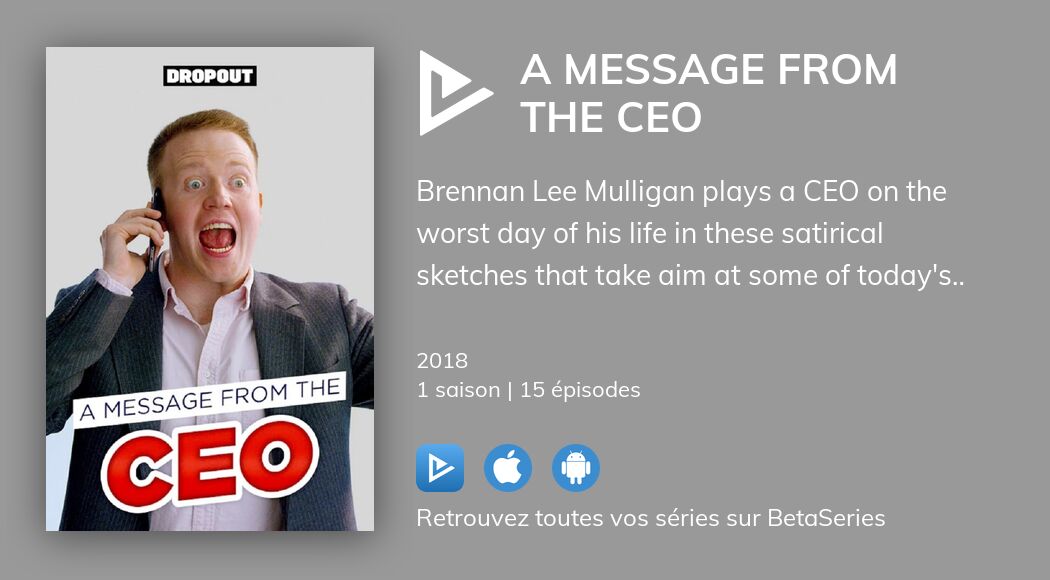 Regarder A Message From the CEO streaming