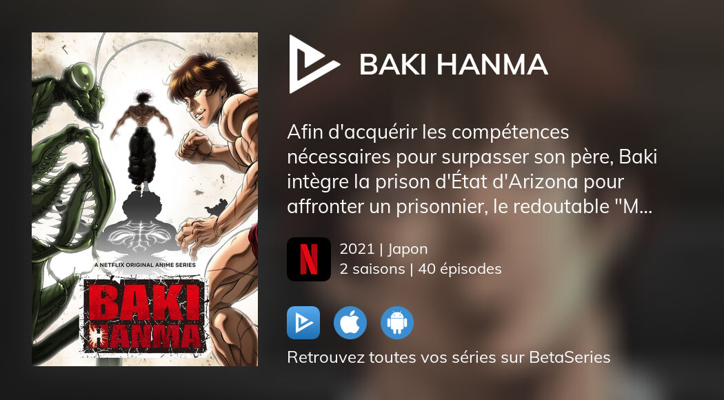 Où regarder les épisodes de Baki