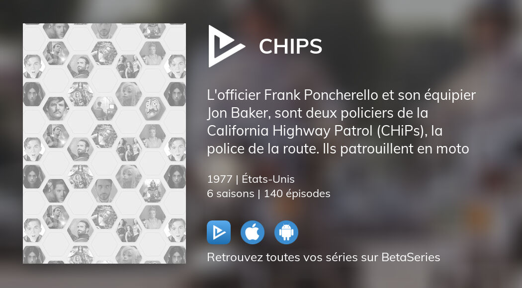 Où regarder les épisodes de CHiPs en streaming complet ?