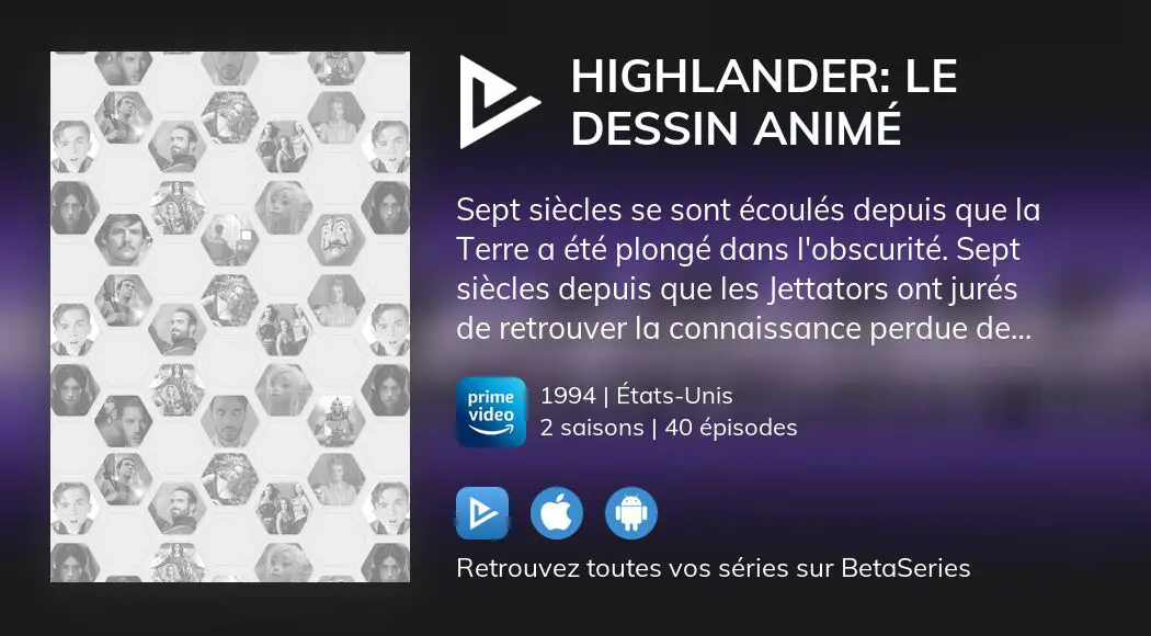 Regarder les épisodes de Highlander: Le dessin animé en streaming complet VOSTFR, VF, VO | BetaSeries.com