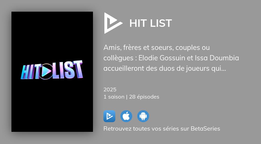 Regarder Hit List streaming