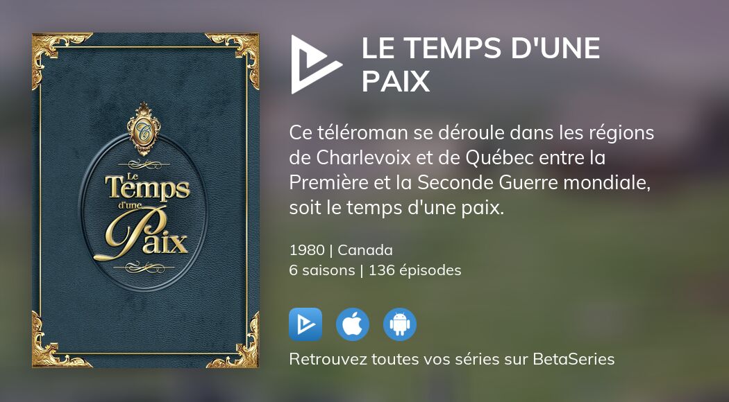 Regarder Le temps d'une paix streaming