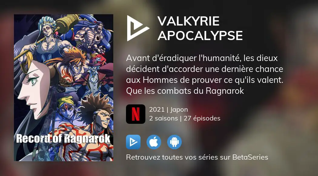 Regarder Valkyrie Apocalypse saison 2 épisode 15 en streaming complet  VOSTFR, VF, VO