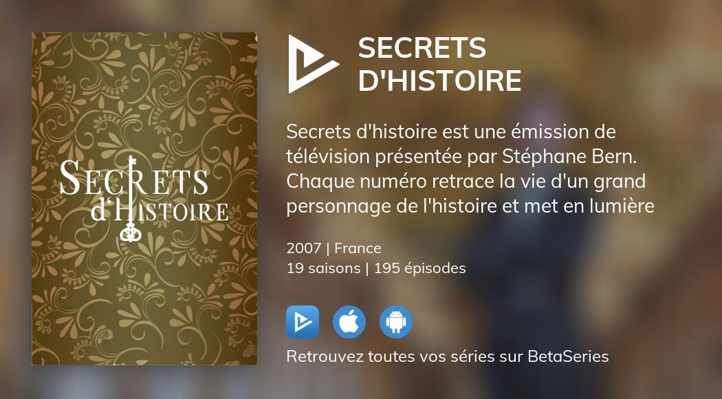 Où regarder les épisodes de Secrets